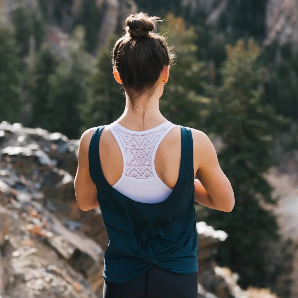 ZYIA Swirl Tank, Midnight Blue